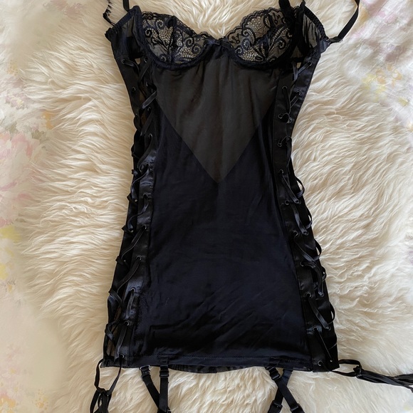 Lace up Teddy Lingerie size S - Picture 2 of 3